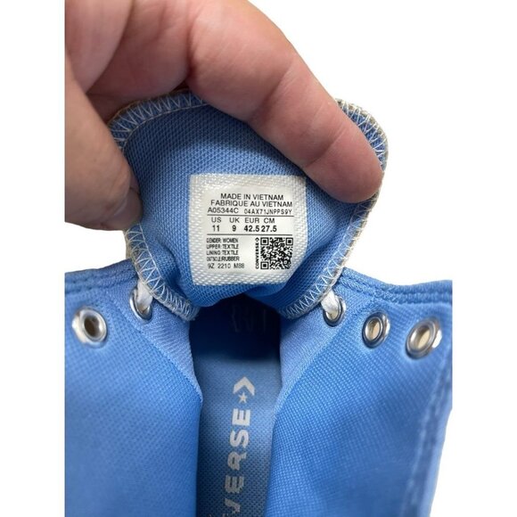 Converse Chuck Taylor All Star Hi Lugged Sneaker Denim Patchwork Women’s Size 11 - Picture 6 of 10